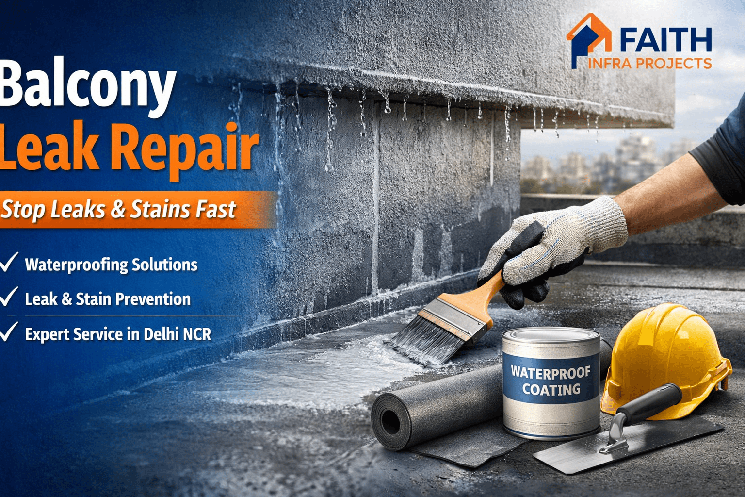 balcony leak repair