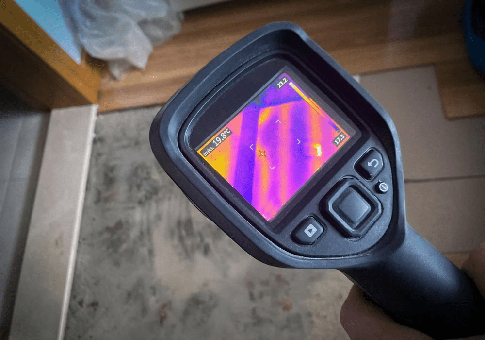 Water Leak Thermal Detection