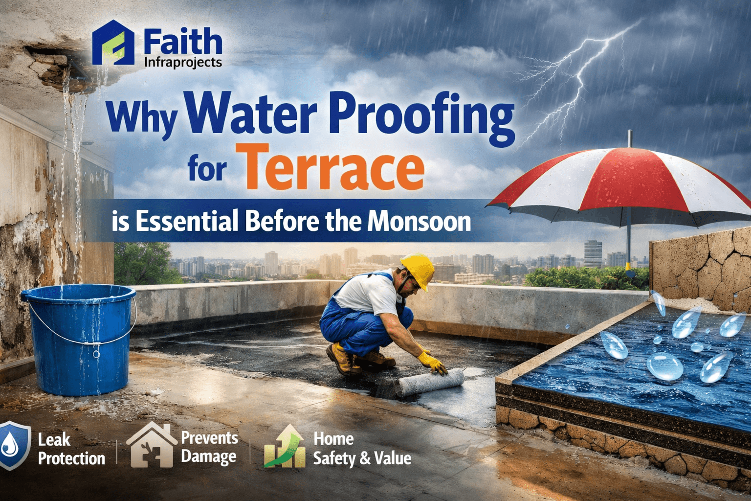 water proofing for terrace