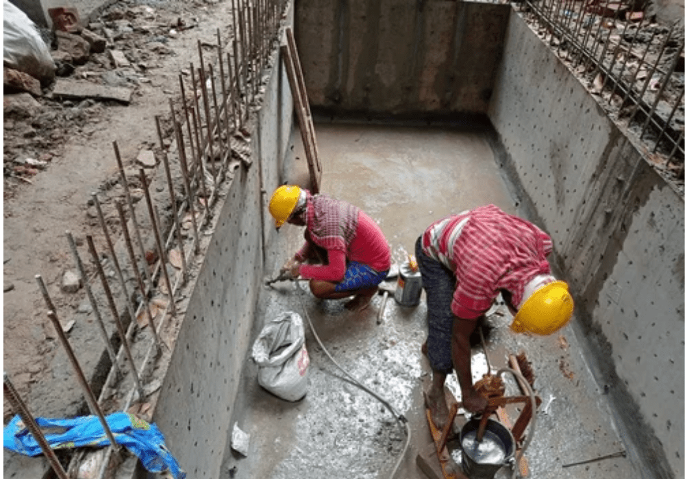 Wall Crack Waterproofing